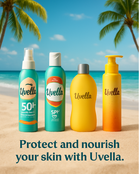 produk Uvella Protection dengan SPF 50 untuk kulit sensitif